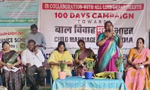 Khammam में बाल विवाह के खिलाफ 100 दिन का अभियान शुरू किया गया