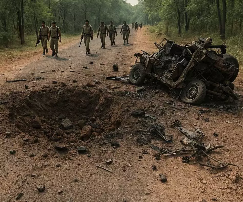 CG BREAKING: नक्सलियों ने किया IED ब्लास्ट, DRG की महिला जवान घायल CG BREAKING: नक्सलियों ने किया IED ब्लास्ट, DRG की महिला जवान घायल
