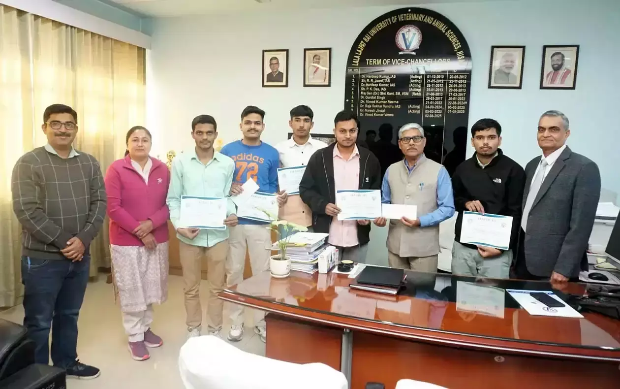 Hisar: लुवास में विश्वविद्यालय स्तरीय छात्रों की रिसर्च कन्वेंशन Hisar: लुवास में विश्वविद्यालय स्तरीय छात्रों की रिसर्च कन्वेंशन