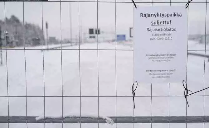Finland ने रूस से अवैध सीमा पार करने वाले व्यक्ति को गिरफ्तार किया Finland ने रूस से अवैध सीमा पार करने वाले व्यक्ति को गिरफ्तार किया