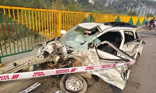 Faridabad में हुए हादसे में एक की मौत, तीन घायल