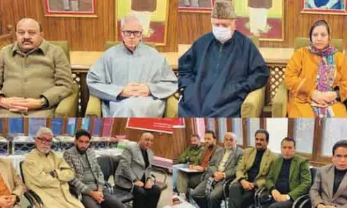 Budgam हार, रूहुल्लाह की असहमति और दोहरे शासन की बाधाएं NC बैठक में प्रमुख Budgam हार, रूहुल्लाह की असहमति और दोहरे शासन की बाधाएं NC बैठक में प्रमुख