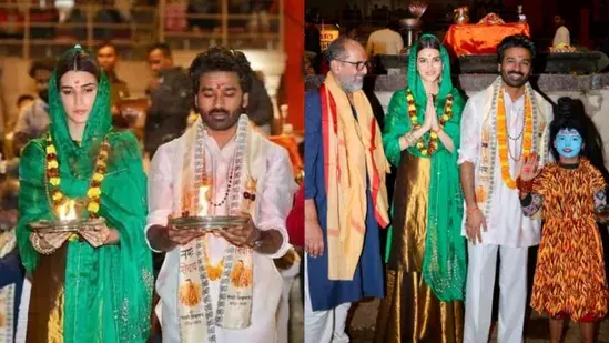 Dhanush ने कुंदन के रांझणा सीन को रीक्रिएट किया, वाराणसी ट्रिप के दौरान कृति सनोन के साथ गंगा आरती की Dhanush ने कुंदन के रांझणा सीन को रीक्रिएट किया, वाराणसी ट्रिप के दौरान कृति सनोन के साथ गंगा आरती की