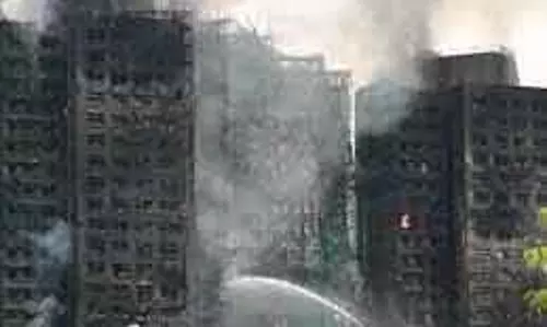 Hong Kong  की ऊंची इमारत में लगी आग में मरने वालों की संख्या 94 हुई