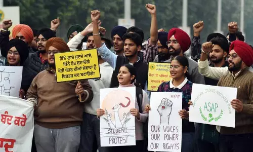 PAU के छात्रों का विरोध प्रदर्शन 65वें दिन भी जारी