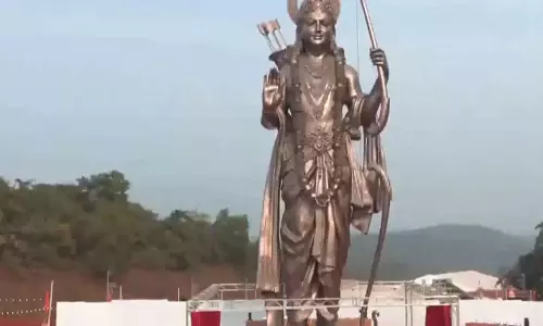 PM मोदी ने गोवा के कैनाकोना में 77 फुट ऊंची भगवान राम की कांस्य प्रतिमा का किया अनावरण