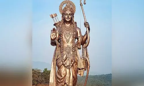 भगवान श्रीराम की 77 फीट ऊंची विश्व की सबसे बड़ी प्रतिमा का अनावरण, स्टैच्यू ऑफ यूनिटी से है खास कनेक्शन भगवान श्रीराम की 77 फीट ऊंची विश्व की सबसे बड़ी प्रतिमा का अनावरण, स्टैच्यू ऑफ यूनिटी से है खास कनेक्शन