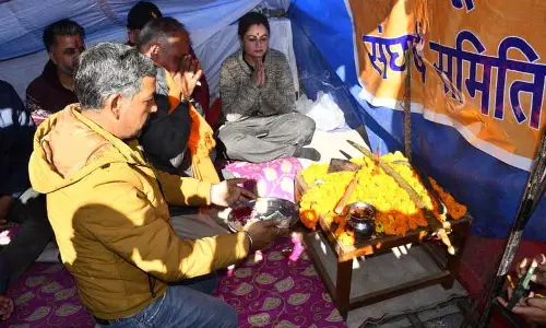 Sangharsh Samiti के कार्यकर्ताओं ने संजौली मस्जिद में खिलाड़ियों को पेश करने के खिलाफ चेतावनी दी