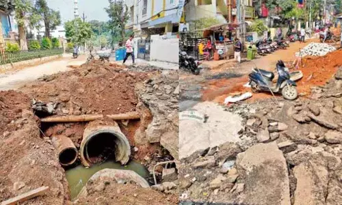 जुबली हिल्स के निवासियों को GHMC रोड और ड्रेनेज का काम धीरे चलने से परेशानी हो रही है