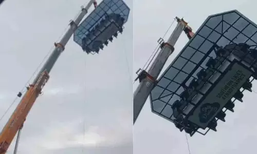 Sky-dining में फंसे टूरिस्ट.. आगे क्या हुआ?