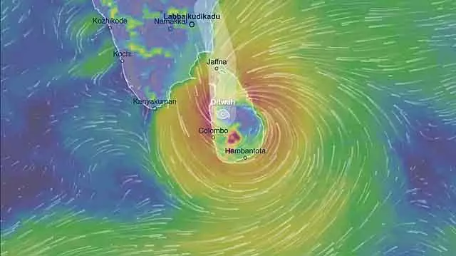 बंगाल की खाड़ी में बना साइक्लोन Tithwa : उत्तर तमिलनाडु की ओर बढ़ रहा है बंगाल की खाड़ी में बना साइक्लोन Tithwa : उत्तर तमिलनाडु की ओर बढ़ रहा है