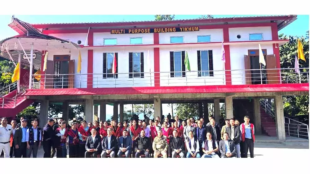 यिकुम में Nagaland मल्टीपर्पस बिल्डिंग का उद्घाटन यिकुम में Nagaland मल्टीपर्पस बिल्डिंग का उद्घाटन