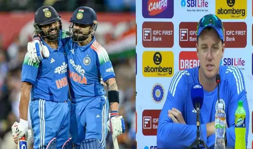भारत के Bowling Coach ने वर्ल्ड कप के लिए कोहली-रोहित का समर्थन किया भारत के Bowling Coach ने वर्ल्ड कप के लिए कोहली-रोहित का समर्थन किया