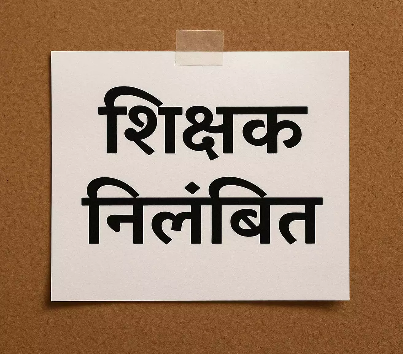 CG BREAKING: SIR में लापरवाही पर तीन शिक्षक निलंबित CG BREAKING: SIR में लापरवाही पर तीन शिक्षक निलंबित
