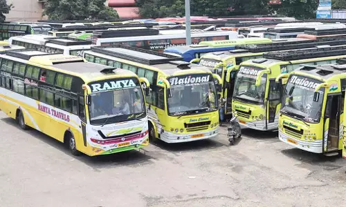 Tamil Nadu : ओमनी बसों का विरोध वापस लिया गया Tamil Nadu : ओमनी बसों का विरोध वापस लिया गया