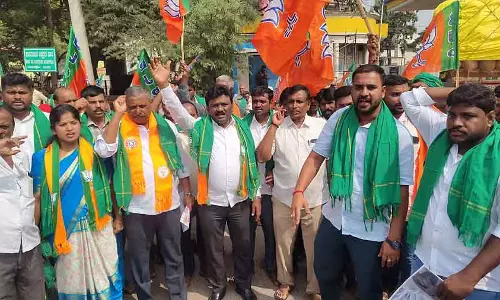 कांग्रेस पार्टी ने किसानों पर अत्याचार का आरोप लगाया: BJP ने विरोध किया