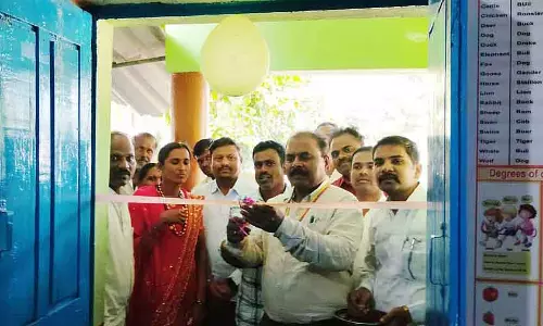 Naregal : सरकारी स्कूल में स्मार्ट क्लास का उद्घाटन