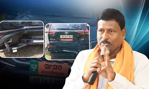 Hajipur के पास कार ने सांसद विभू प्रसाद तराई की गाड़ी को टक्कर मार दी, बाल-बाल बचे
