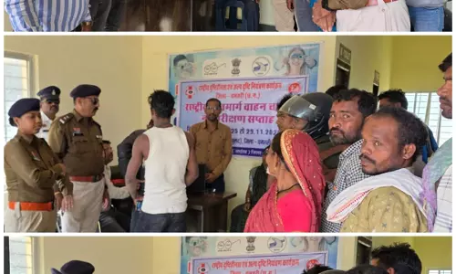 धमतरी : नेत्र परीक्षण में 56 वाहन चालकों की जाँच