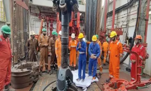 Oil India ने केरल-कोंकण बेसिन में ऑफशोर ड्रिलिंग शुरू की Oil India ने केरल-कोंकण बेसिन में ऑफशोर ड्रिलिंग शुरू की