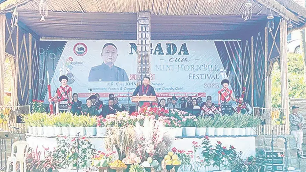 Nagaland के सी.एल. जॉन ने नगाडा फेस्टिवल में शिरकत की Nagaland के सी.एल. जॉन ने नगाडा फेस्टिवल में शिरकत की