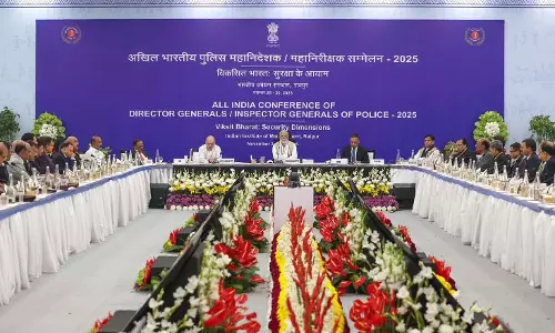 DGP/IGP कॉन्फ्रेंस: PM मोदी और गृहमंत्री शाह ने सुरक्षा प्रणाली पर गहन चर्चा DGP/IGP कॉन्फ्रेंस: PM मोदी और गृहमंत्री शाह ने सुरक्षा प्रणाली पर गहन चर्चा