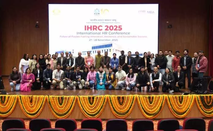IIM Jammu ने अंतर्राष्ट्रीय मानव संसाधन सम्मेलन 2025 का समापन किया IIM Jammu ने अंतर्राष्ट्रीय मानव संसाधन सम्मेलन 2025 का समापन किया