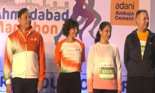अदाणी अहमदाबाद मैराथन: प्रीति झंगियानी और मंदिरा बेदी ने सशस्त्र बलों को किया सलाम अदाणी अहमदाबाद मैराथन: प्रीति झंगियानी और मंदिरा बेदी ने सशस्त्र बलों को किया सलाम