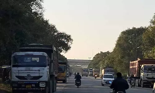 Una में रात में माइनिंग ट्रकों पर बैन लगने से नांगल में अफरा-तफरी मच गई