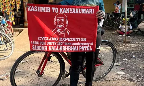 Ludhiana की मेघा जैन ने कश्मीर-कन्याकुमारी तक 4,049 किलोमीटर की साइकिल यात्रा पूरी की