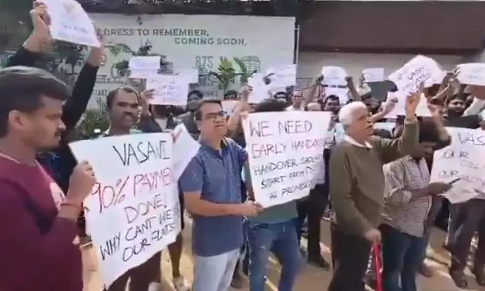 Telangana : वासावी अर्बन फ्लैट खरीदारों ने विश्वासघात का आरोप लगाया