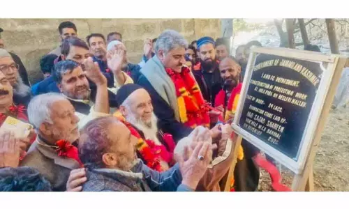 NC MLA Shaheen ने बनिहाल में 3 जल शक्ति परियोजनाओं का शुभारंभ किया