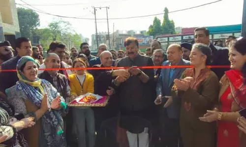 अरविंद गुप्ता ने GMC Jammu में चोपड़ा नर्सिंग होम गेट और इंटरनल रिंग रोड का उद्घाटन किया