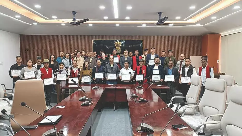 Nagaland के 6 गांव, 26 स्कूल सोमवार को तंबाकू मुक्त घोषित किए गए Nagaland के 6 गांव, 26 स्कूल सोमवार को तंबाकू मुक्त घोषित किए गए