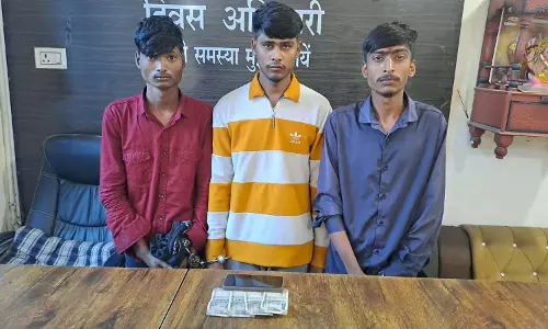 सरकंडा पुलिस ने 24 घंटे में किया चोरी का खुलासा, तीन आरोपी गिरफ्तार