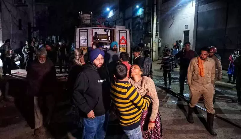 Ludhiana: साइकिल फैक्ट्री में बॉयलर फटने से एक की मौत Ludhiana: साइकिल फैक्ट्री में बॉयलर फटने से एक की मौत