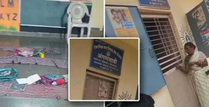 उन Anganwadi वर्कर्स और हेल्पर्स के काम पर आने पर रोक लगा दी गई उन Anganwadi वर्कर्स और हेल्पर्स के काम पर आने पर रोक लगा दी गई