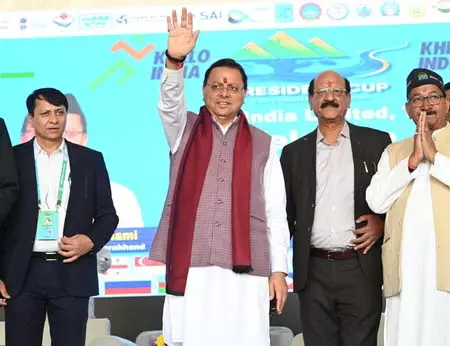 युवा टैलेंट को बढ़ावा दे रही उत्तराखंड की नई स्पोर्ट्स पॉलिसी: सीएम पुष्कर धामी युवा टैलेंट को बढ़ावा दे रही उत्तराखंड की नई स्पोर्ट्स पॉलिसी: सीएम पुष्कर धामी