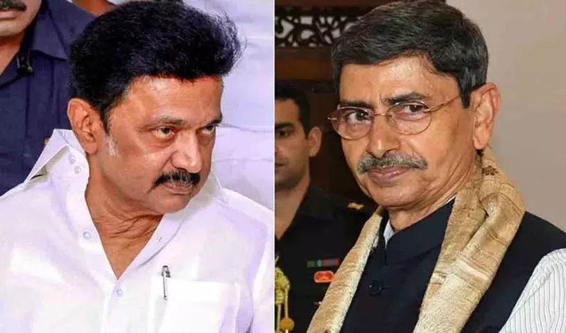 CM MK Stalin ने राजभवन का नाम बदलने की आलोचना की, सोच बदलने पर ज़ोर दिया CM MK Stalin ने राजभवन का नाम बदलने की आलोचना की, सोच बदलने पर ज़ोर दिया