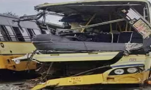 Tamil Nadu: शिवगंगा में दो बसों की टक्कर से 12 लोगों की मौत, 40 घायल