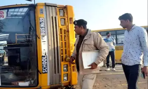 Haryana के रोहतक में दो बसों की टक्कर में चार छात्रों समेत 10 लोग घायल