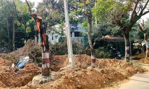 ज़मीन अधिग्रहण पर विरोध के बीच HMDA ने SCB एलिवेटेड कॉरिडोर का काम एंडिंग पॉइंट से शुरू किया