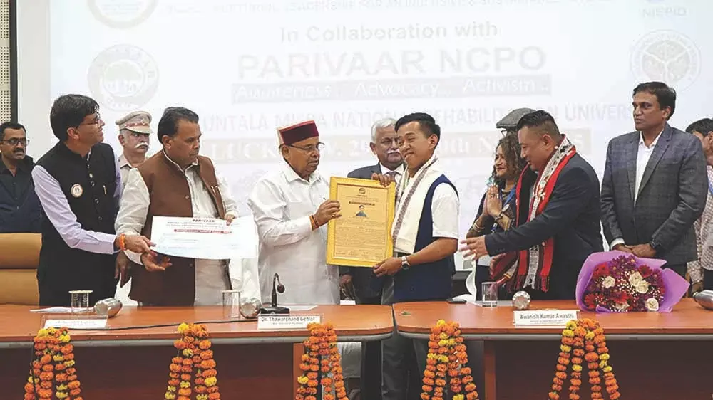 Nagaland पेरेंट्स एसोसिएशन फॉर द डिसेबल्ड के सदस्यों ने नेशनल कॉन्फ्रेंस में हिस्सा लिया