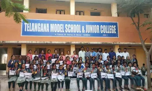 Tekmal मॉडल स्कूल के स्टूडेंट्स इंटरनेशनल ड्राइंग कॉम्पिटिशन के लिए चुने गए