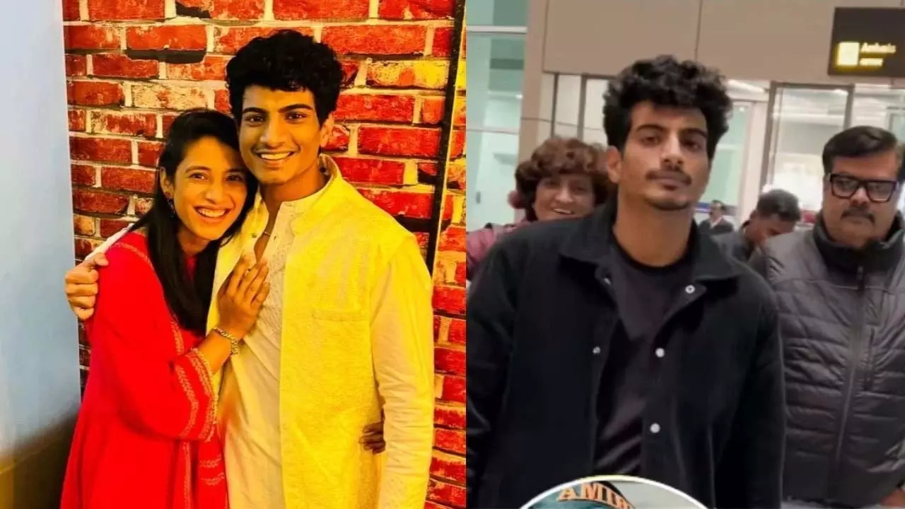 Smriti Mandhana के साथ शादी की अफवाहों के बीच पलाश मुच्छल परिवार के साथ दिखे Smriti Mandhana के साथ शादी की अफवाहों के बीच पलाश मुच्छल परिवार के साथ दिखे
