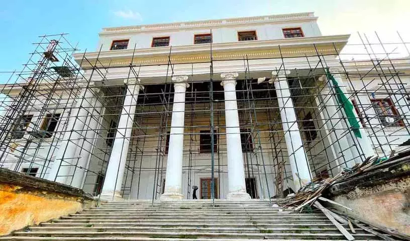 Hyderabad: खुर्शीद जाह देवड़ी बड़े रेनोवेशन के बाद 2026 में आम लोगों के लिए खुलेगा Hyderabad: खुर्शीद जाह देवड़ी बड़े रेनोवेशन के बाद 2026 में आम लोगों के लिए खुलेगा