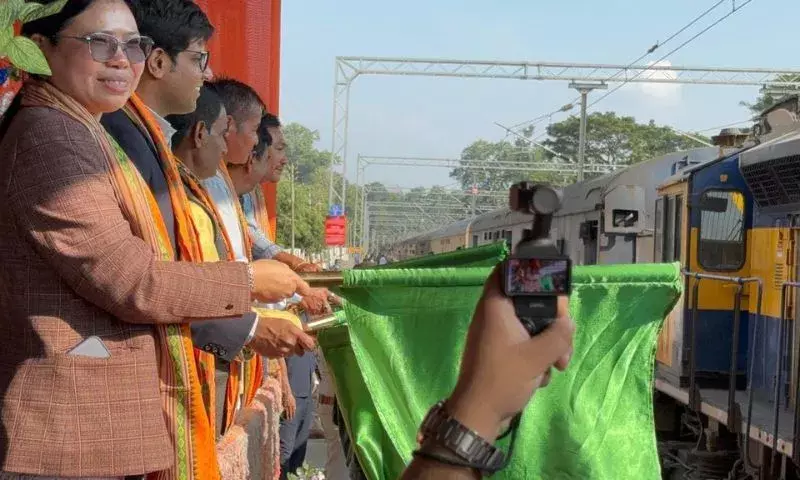 Tripura: NFR ने अगरतला-सिलचर एक्सप्रेस के लिए नया पेंचरथल स्टॉपेज शुरू किया