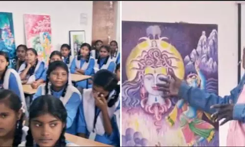 विश्वस्तरीय चित्रकला प्रदर्शनी का गांव में आगाज विश्वस्तरीय चित्रकला प्रदर्शनी का गांव में आगाज