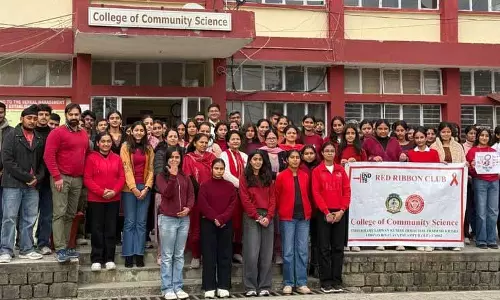 पालमपुर यूनिवर्सिटी ने HIV/AIDS से जुड़े कलंक के खिलाफ रैली निकाली पालमपुर यूनिवर्सिटी ने HIV/AIDS से जुड़े कलंक के खिलाफ रैली निकाली