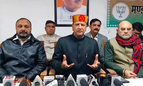 हिमाचल सरकार के 3 साल बढ़ते कर्ज और जनता की परेशानी की वजह से रुक गए: Rajeev Bindal हिमाचल सरकार के 3 साल बढ़ते कर्ज और जनता की परेशानी की वजह से रुक गए: Rajeev Bindal